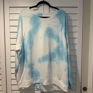 Lou & Grey Tie-Dye Crewneck Sweatshirt XL